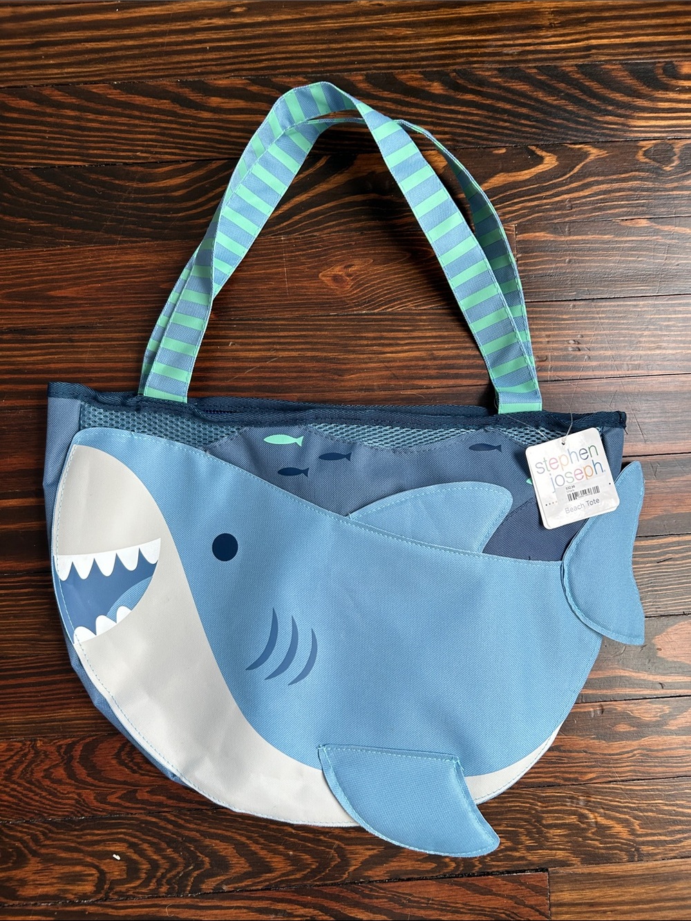 Stephen Joseph Blue Shark Kids Tote